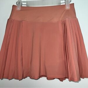 CALIA Golf Side Pleat Court Skort Dark Pink Size Small - Pockets